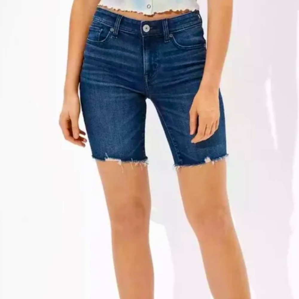 American Eagle High-rise skinny bermudas